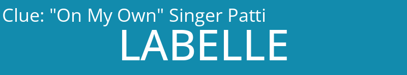 "On My Own" Singer Patti