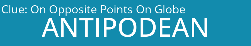 On Opposite Points On Globe