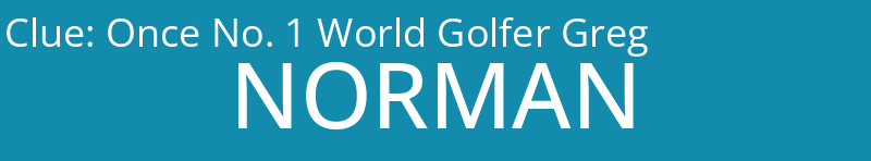 Once No. 1 World Golfer Greg