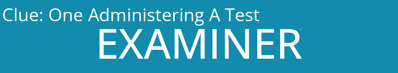 One Administering A Test