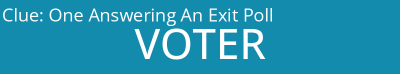 One Answering An Exit Poll