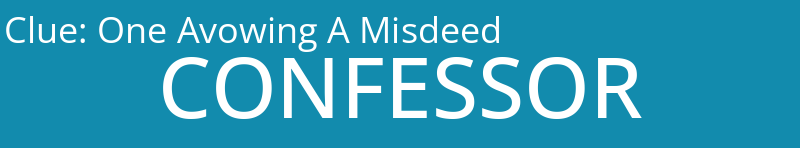 One Avowing A Misdeed