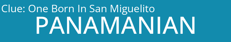 One Born In San Miguelito