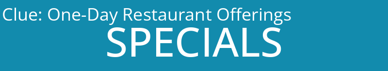 One-Day Restaurant Offerings