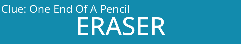 One End Of A Pencil