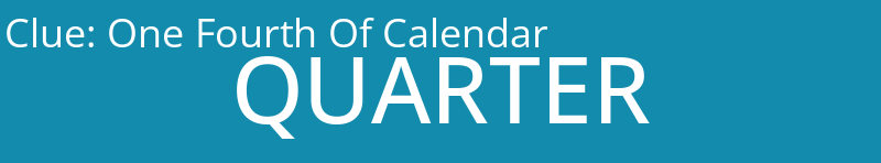 One Fourth Of Calendar