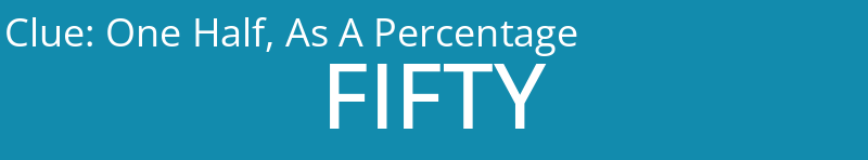 One Half, As A Percentage