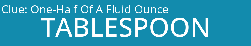One-Half Of A Fluid Ounce