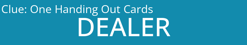 One Handing Out Cards