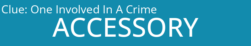 One Involved In A Crime