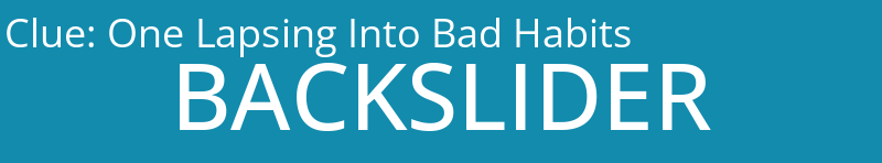 One Lapsing Into Bad Habits