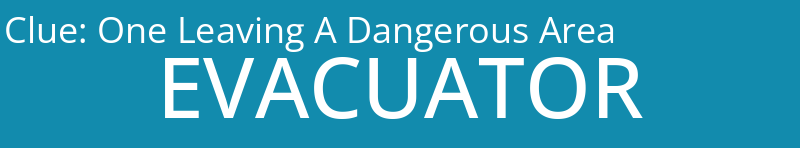 One Leaving A Dangerous Area