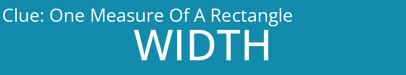 One Measure Of A Rectangle