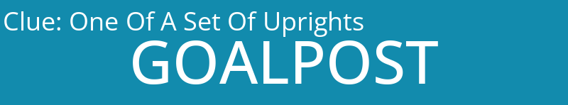 One Of A Set Of Uprights