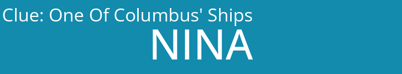 One Of Columbus' Ships