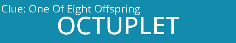 One Of Eight Offspring