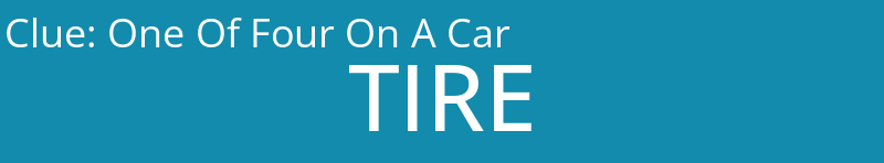 One Of Four On A Car