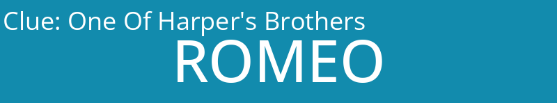 One Of Harper's Brothers