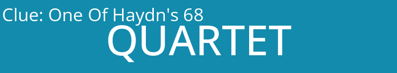 One Of Haydn's 68