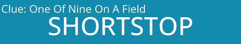 One Of Nine On A Field