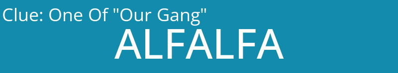 One Of "Our Gang"