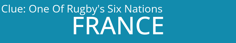 One Of Rugby's Six Nations