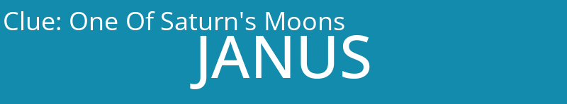 One Of Saturn's Moons