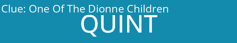One Of The Dionne Children