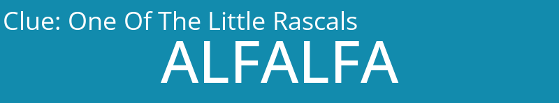 One Of The Little Rascals