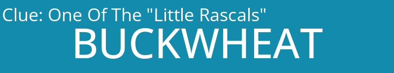 One Of The "Little Rascals"