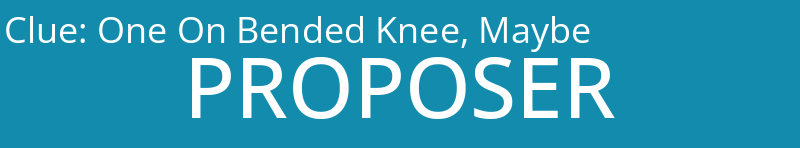 One On Bended Knee, Maybe