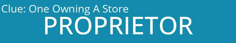 One Owning A Store