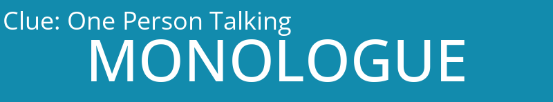One Person Talking