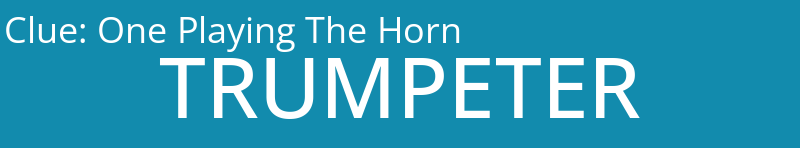 One Playing The Horn