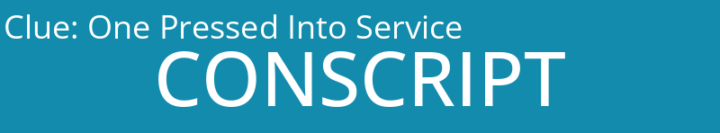 One Pressed Into Service
