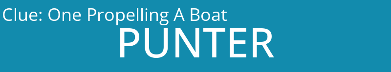 One Propelling A Boat