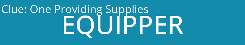 One Providing Supplies
