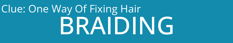 One Way Of Fixing Hair