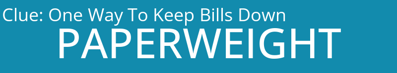 One Way To Keep Bills Down