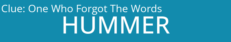 One Who Forgot The Words