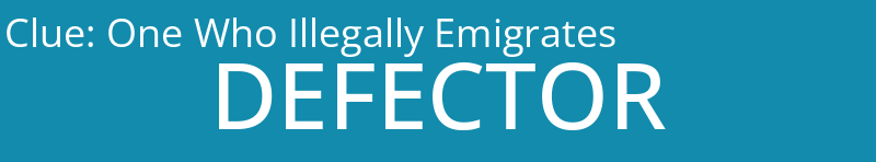One Who Illegally Emigrates