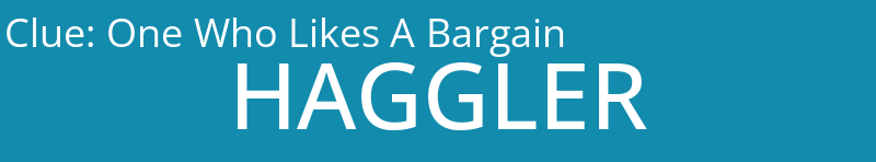 One Who Likes A Bargain