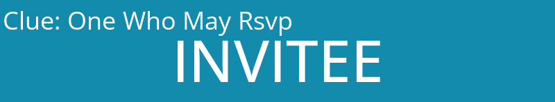 One Who May Rsvp