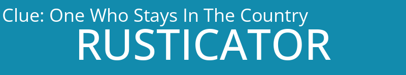 One Who Stays In The Country