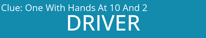 One With Hands At 10 And 2