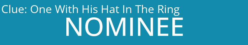 One With His Hat In The Ring