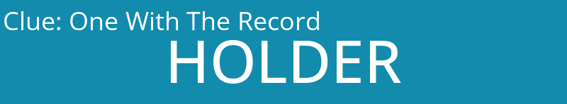 One With The Record