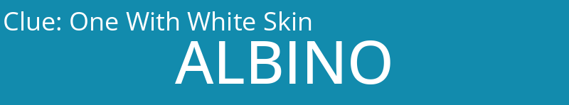 One With White Skin