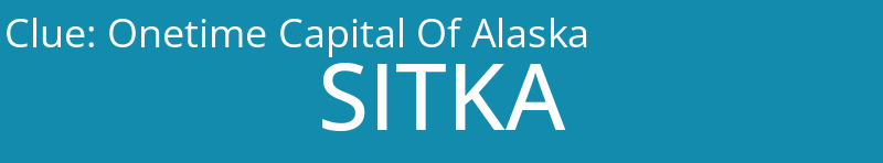 Onetime Capital Of Alaska