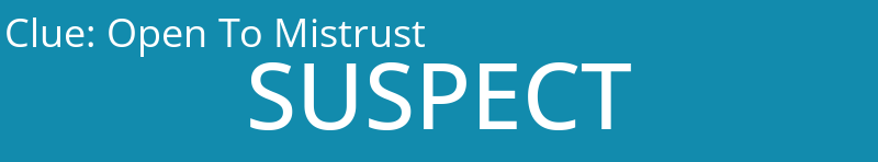 Open To Mistrust
